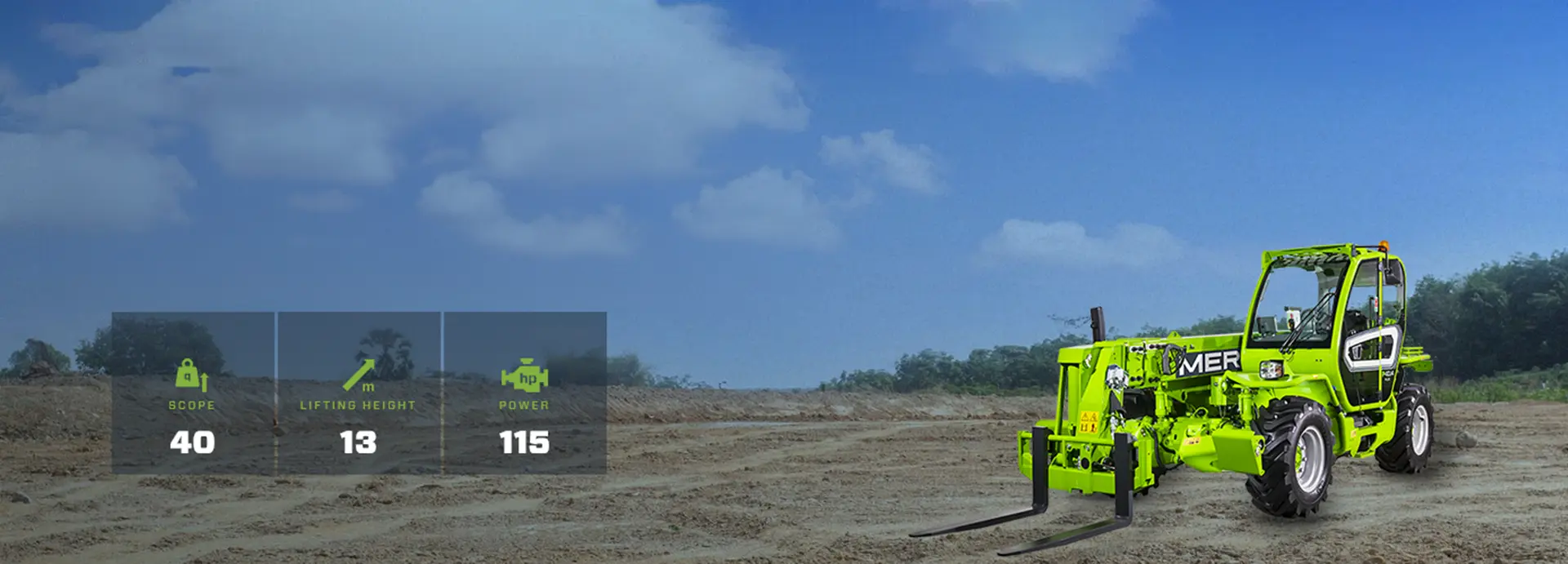 Merlo Panoramic 40.13 Stabilised Telehandler