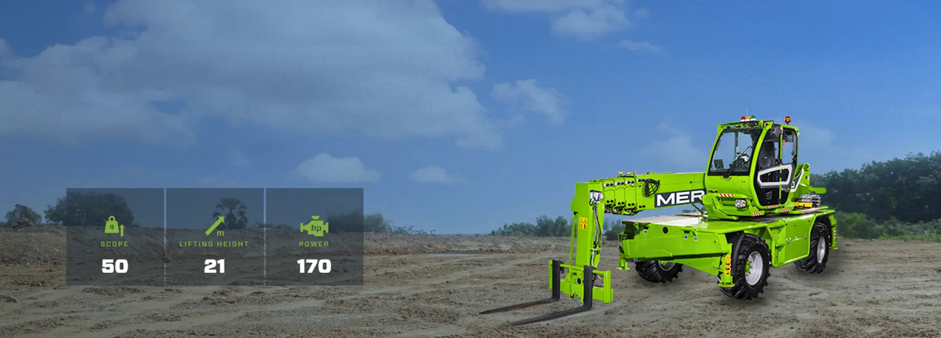 Merlo Roto 50.21 Rotating Telehandler