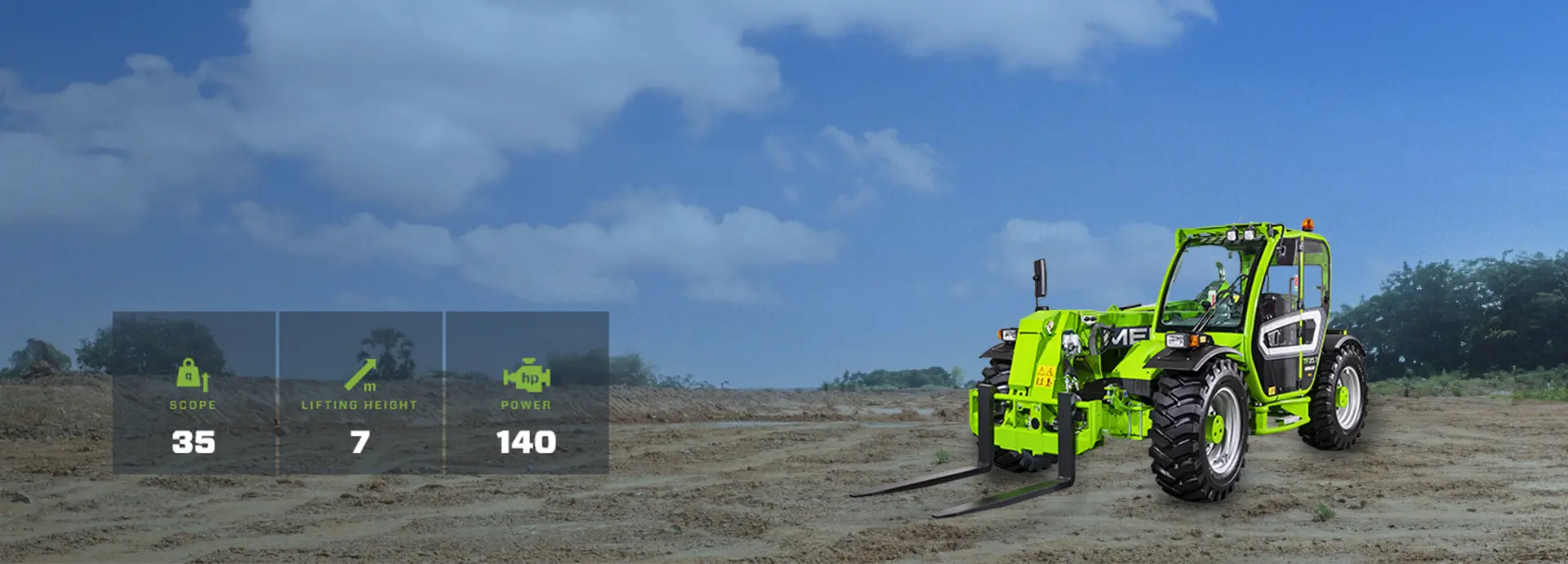 Merlo Turbofarmer 35.7 Medium Capacity Telehandler